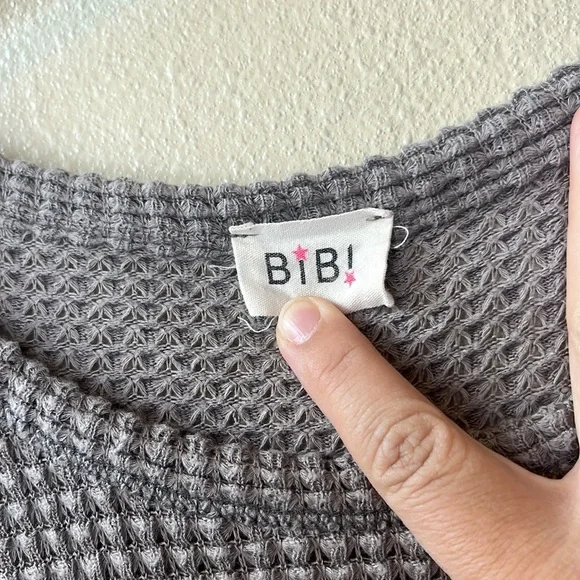 BiBi Gray and Cream Cheetah‎ Print Long Sleeve Size XL - Picture 2 of 6